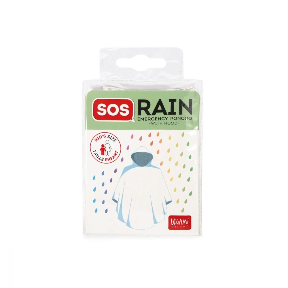 PONCHO DE PLUIE ENFANT IMPERMEABLE TRANSPARENT