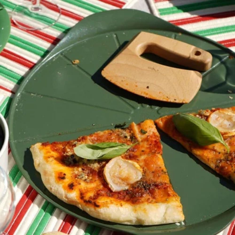 FORMIDABLE PLAT A PIZZA AVEC COUTEAU – Image 2