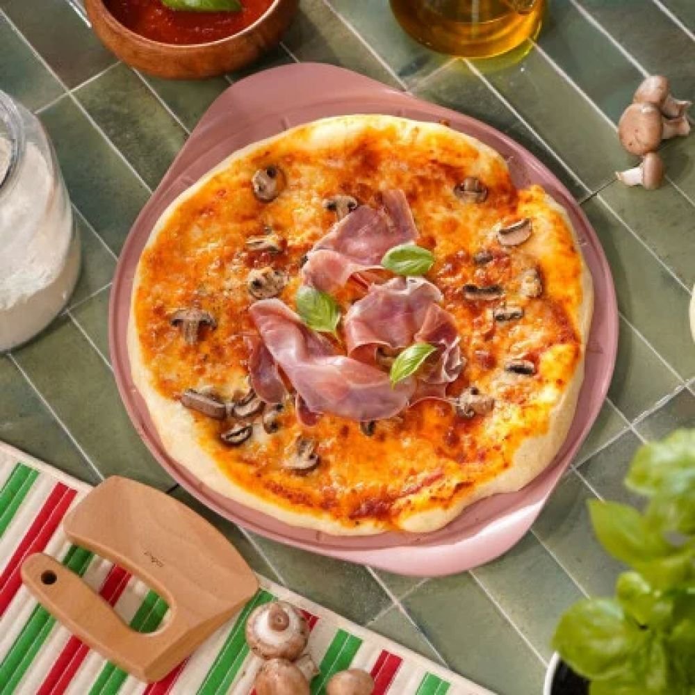 FORMIDABLE PLAT A PIZZA AVEC COUTEAU – Image 4
