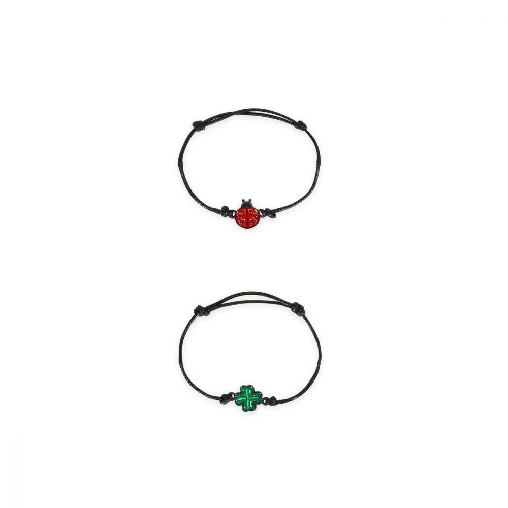 LOT DE 2 BRACELETS - LADYBUG