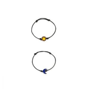 LOT DE 2 BRACELETS - SUN AND MOON