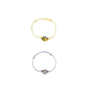 LOT DE 2 BRACELETS - ABEILLE