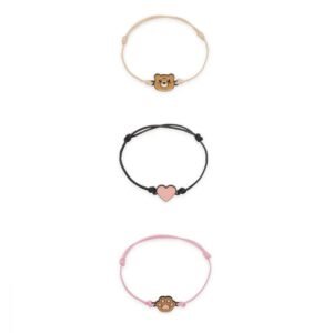 LOT DE 3 BRACELETS - TEDDY BEAR