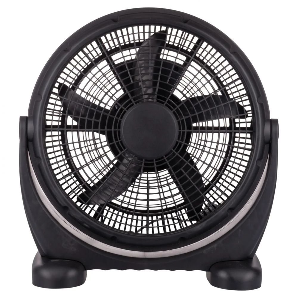 VENTILATEUR ROND 5 PALES 50W NOIR – Image 2