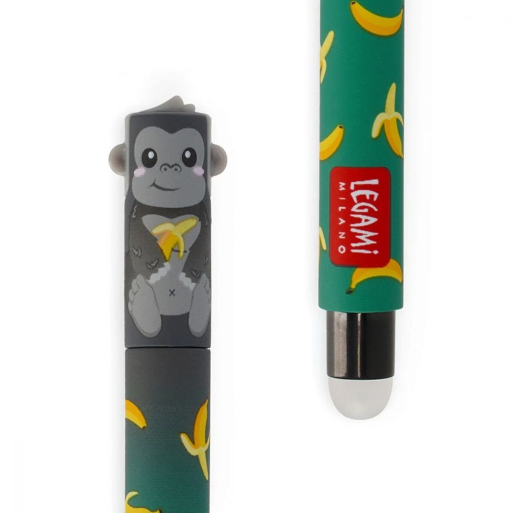 STYLO A ENCRE GEL EFFACABLE - Gorilla - LEGAMI – Image 2