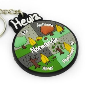 PORTE CLES PLAT - 4 SAISONS