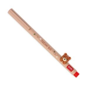 STYLO LOVELY FRIENDS OURS 3D ENCRE GEL ROUGE