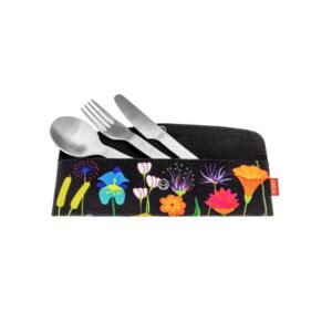 DELICE CUT - SET DE 3 COUVERTS - JARDIN FLEURI
