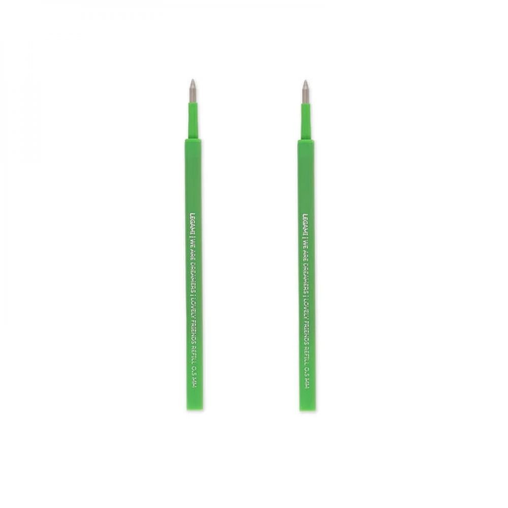 2 RECHARGES VERT STYLO LOVELY FRIENDS