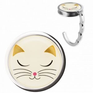 DINER EN VILLE - ACCROCHE SAC - WHITE CAT