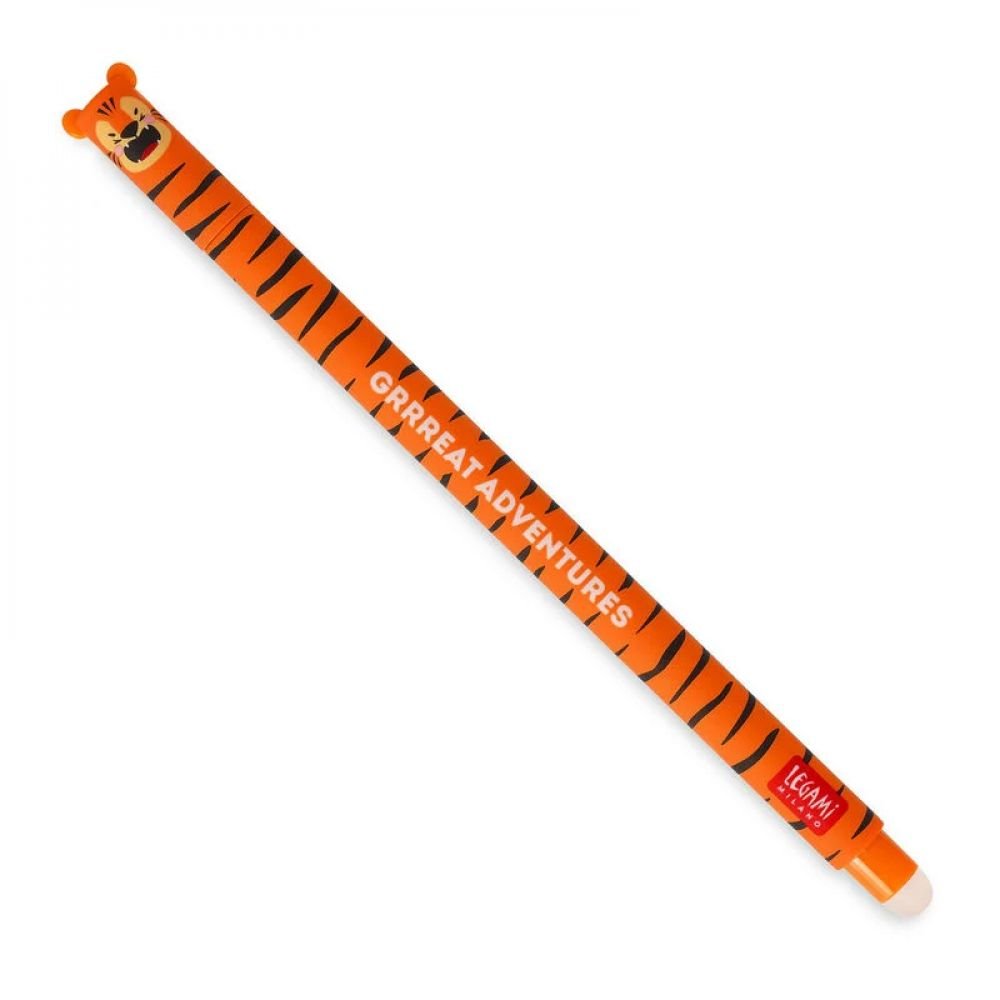 STYLO A ENCRE GEL EFFACABLE - TIGRE