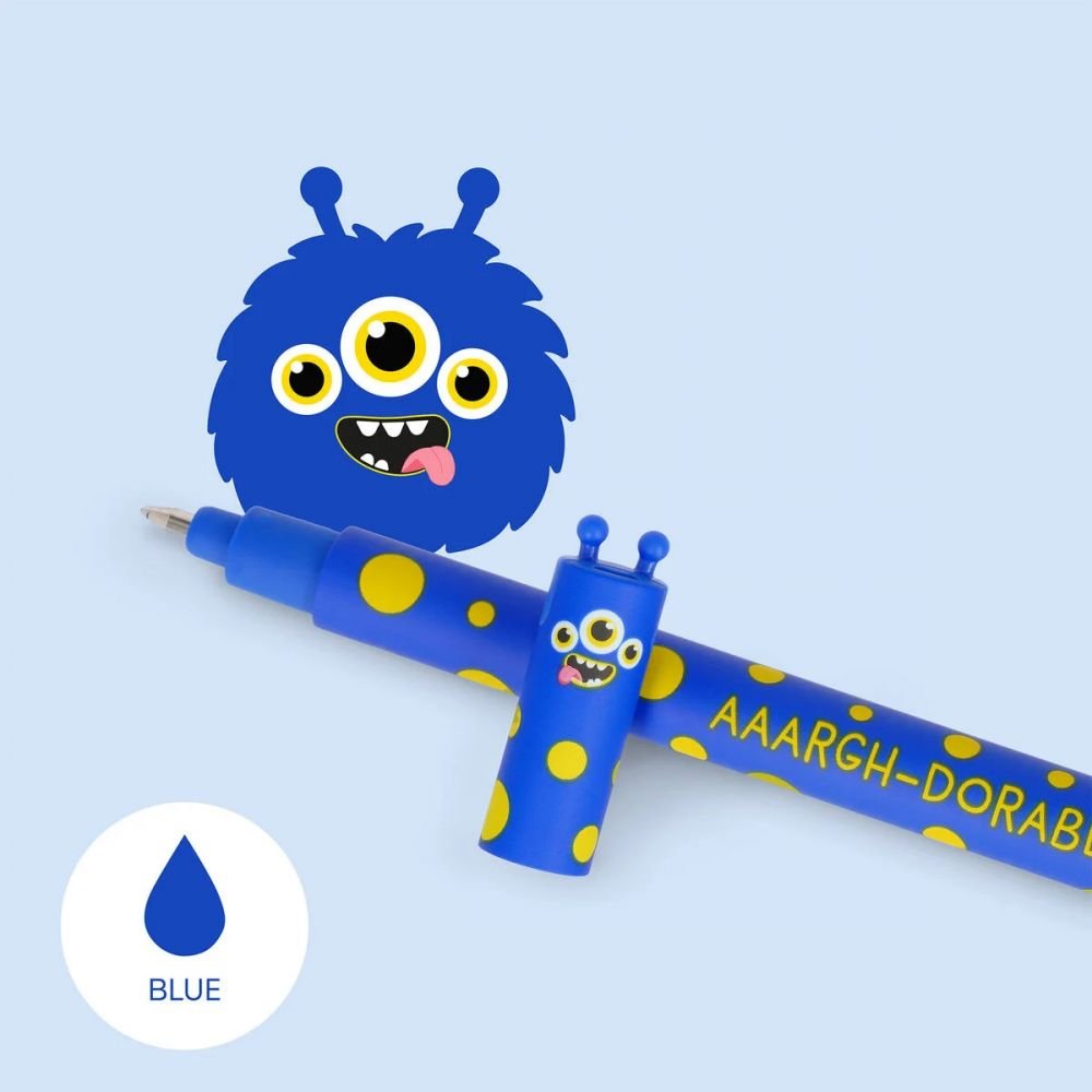 STYLO A ENCRE GEL EFFACABLE - MONSTRE - LEGAMI – Image 3