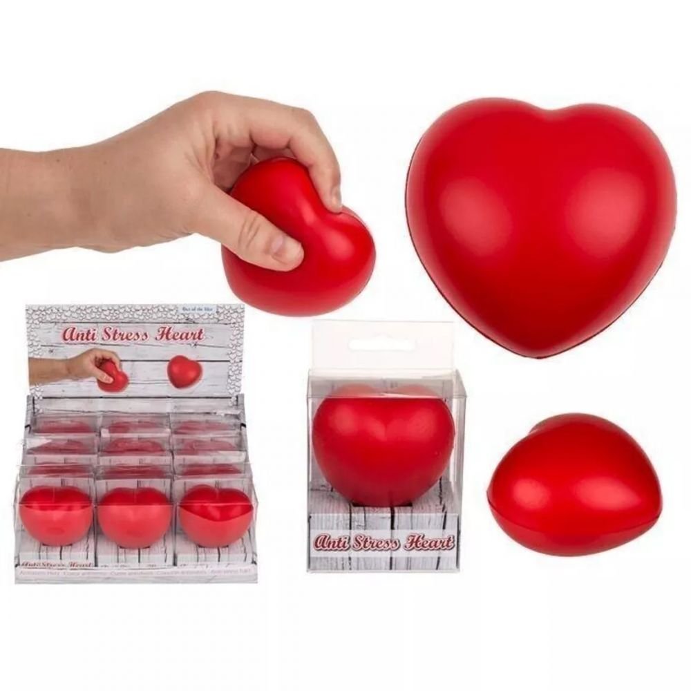 BALLE ANTISTRESS COEUR ROUGE – Image 3