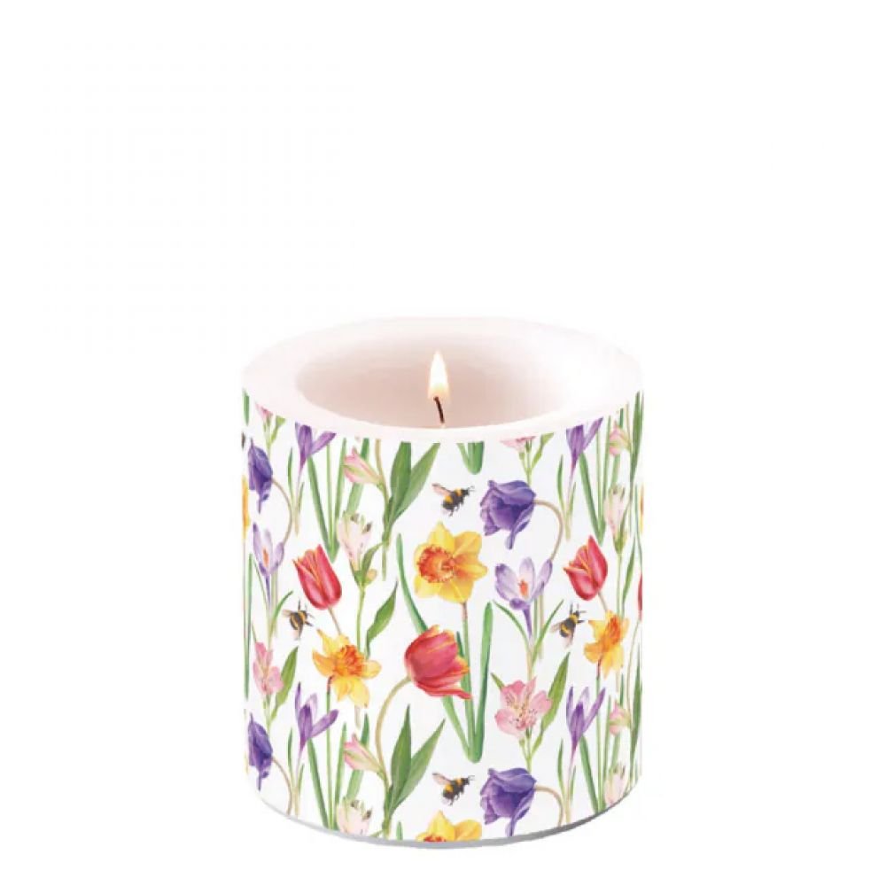 BOUGIE PM - FLEURS ET BOURDONS