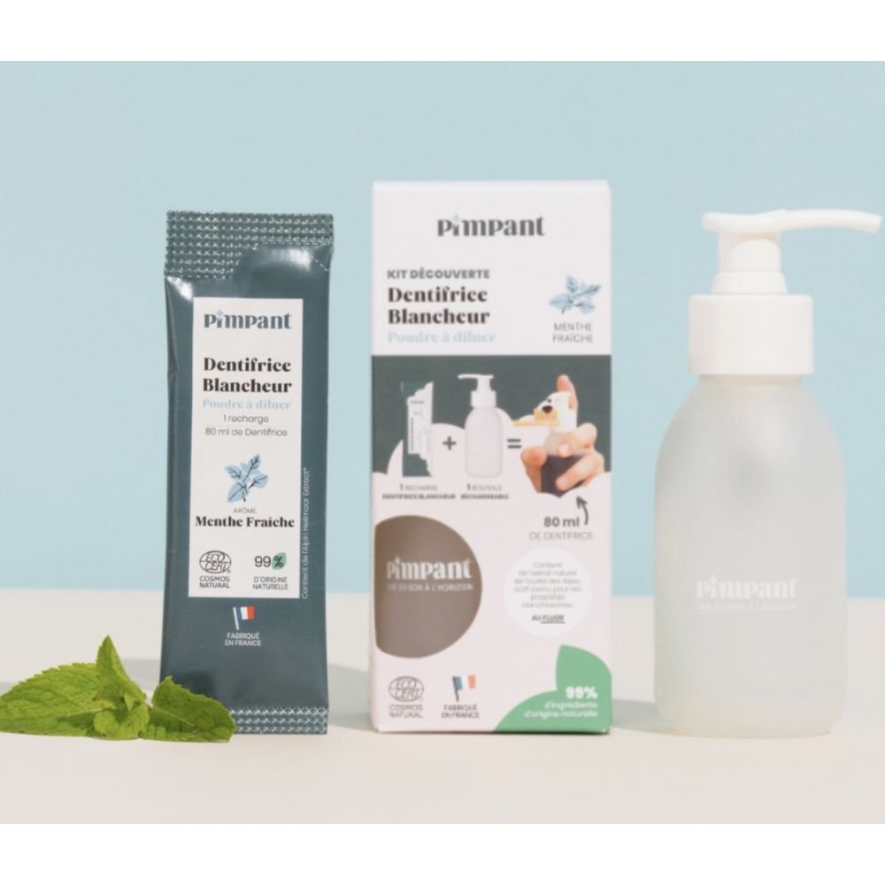 Coffret Dentifrice Blancheur (1 bouteille + 1 stick)