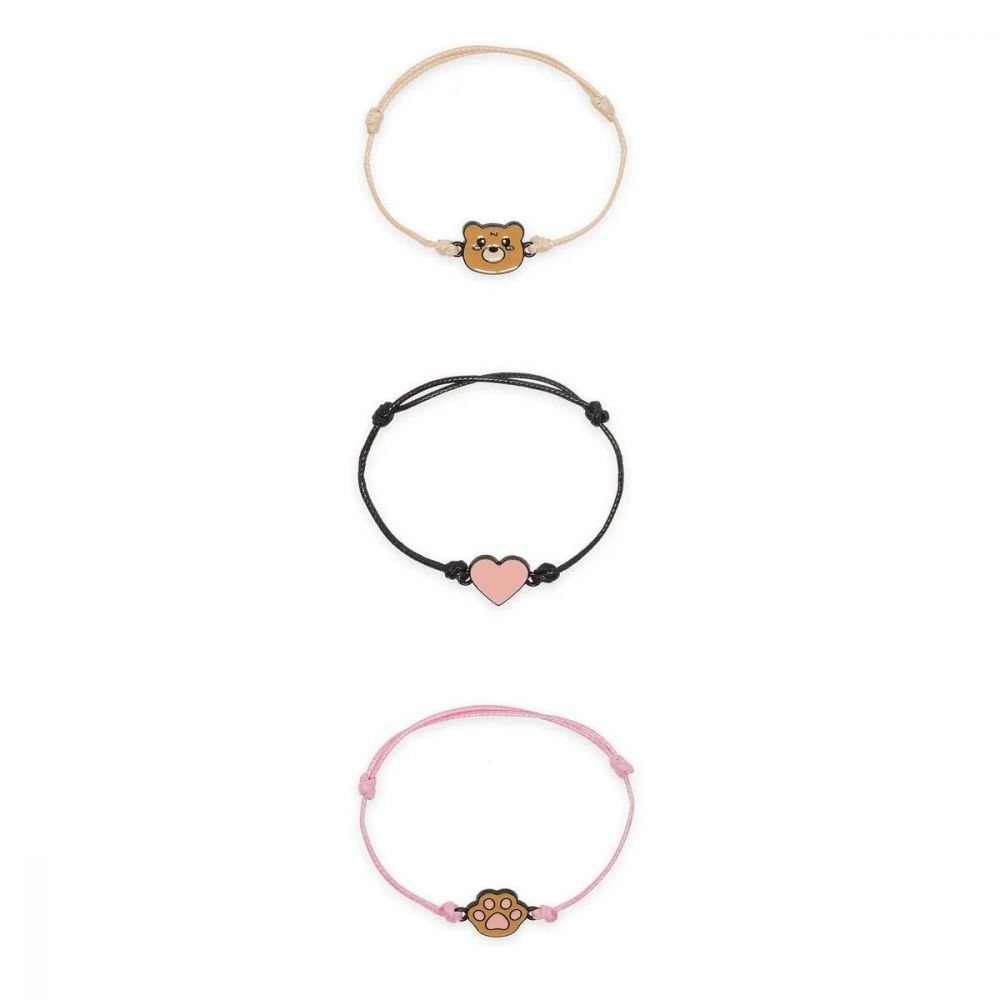 LOT DE 3 BRACELETS - TEDDY BEAR