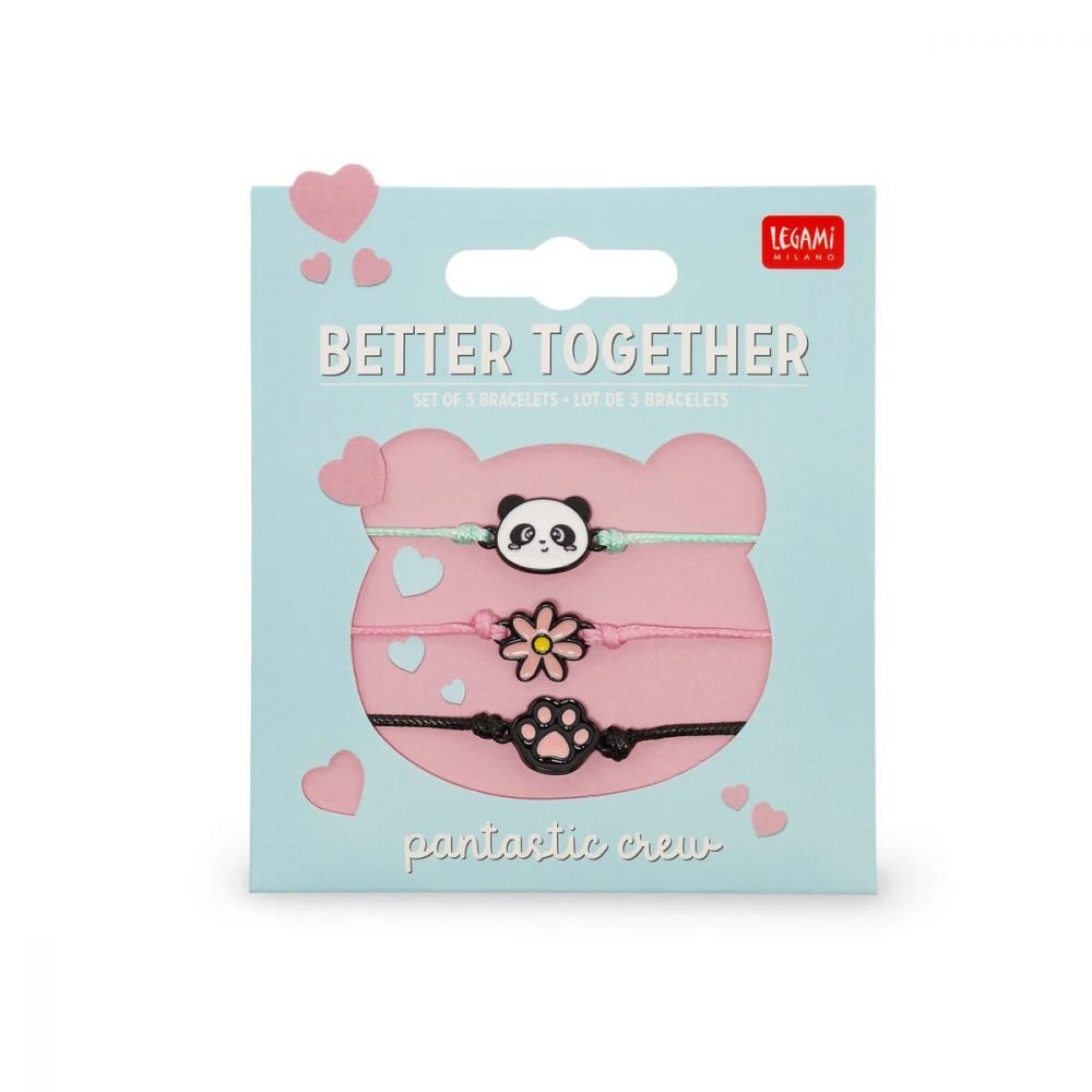 BETTER TOGETHER - LOT DE 3 BRACELETS - PANDA – Image 3