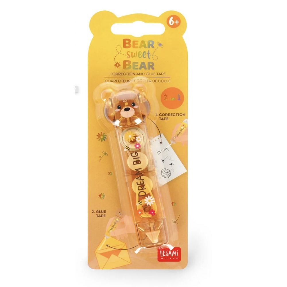 2 EN 1 COLLE ET CORRECTEUR - TEDDY BEAR – Image 4