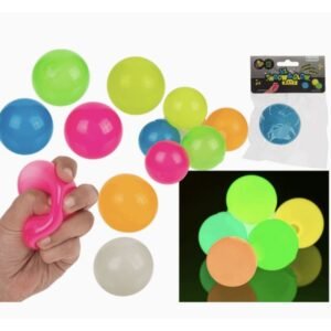 BALLE ANTI-STRESS XL - BRILLANTE DANS LE NOIR