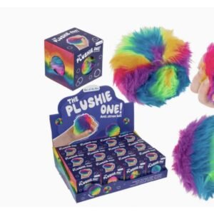 BALLE ANTI-STRESS PELUCHE ARC-EN-CIEL
