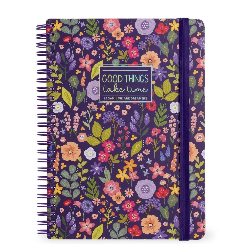 CAHIER SPIRAL - FLEURS