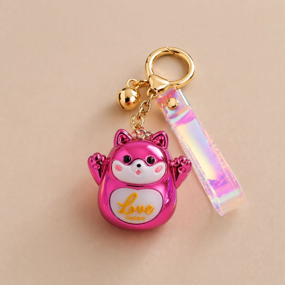 Porte-clés chat - chrome – Image 2