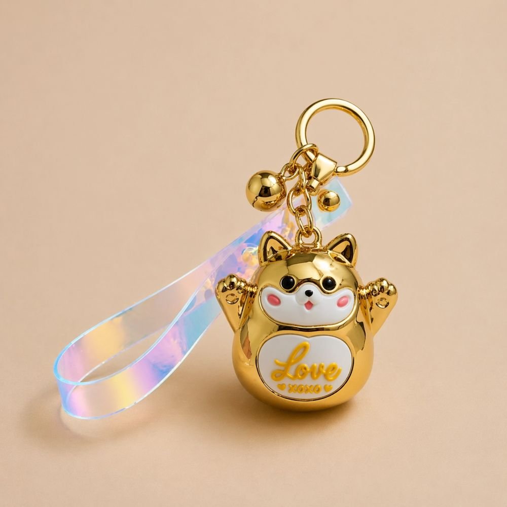 Porte-clés chat - chrome – Image 4