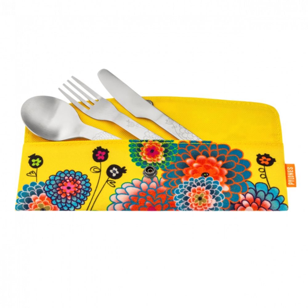 DELICE CUT - SET DE 3 COUVERTS - DAHLIA