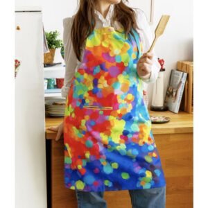LE GOUT DES COULEURS 2 - TABLIER ADULTE AVEC POCHE - PALETTE 2