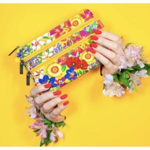 ZIP POUCH - POCHETTE 3 ZIPS - PROVENCE