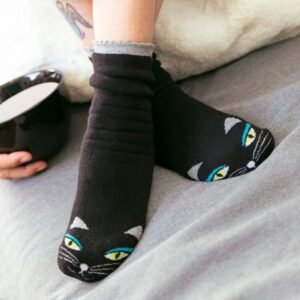 CHAUSSETTES CHAT NOIR - DUCHESSE