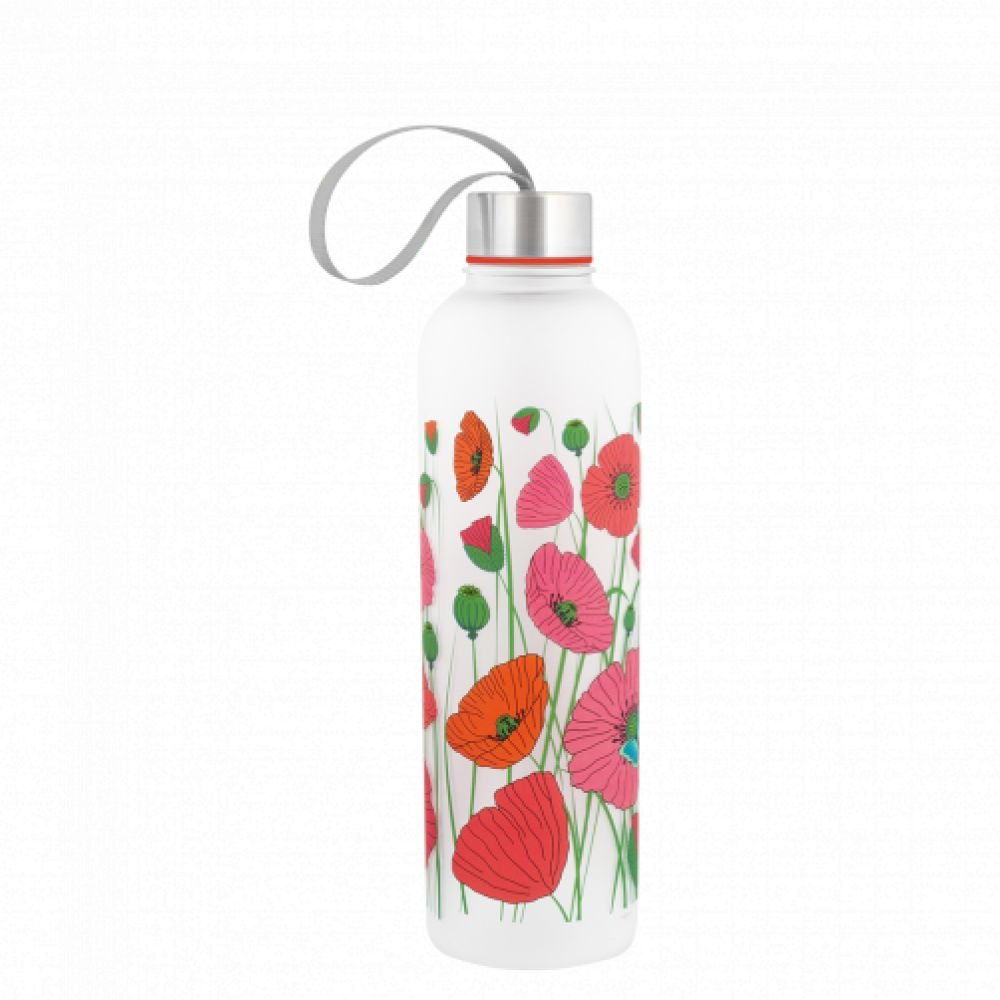 GOURDE 80CL HAPPYGLOU LARGE COQUELICOTS