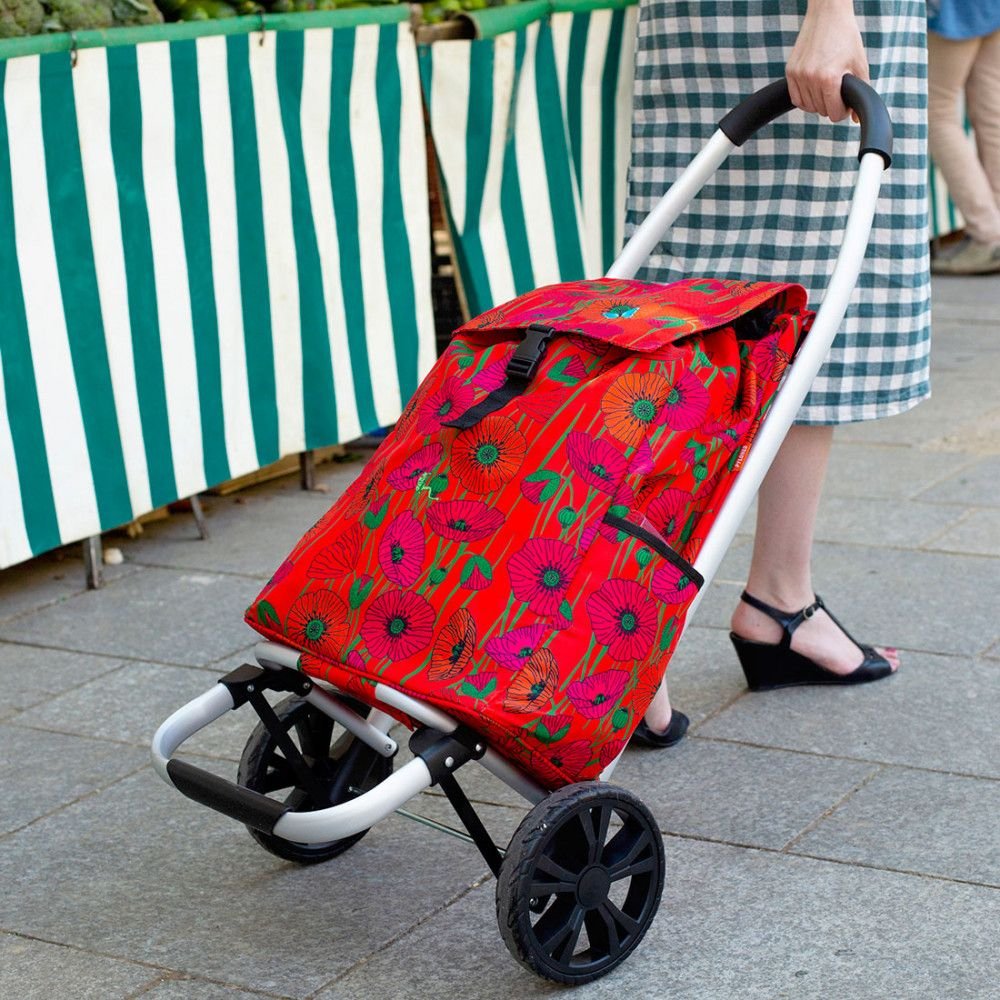 CADDIE DE COURSES - COQUELICOTS - TROLLY – Image 2