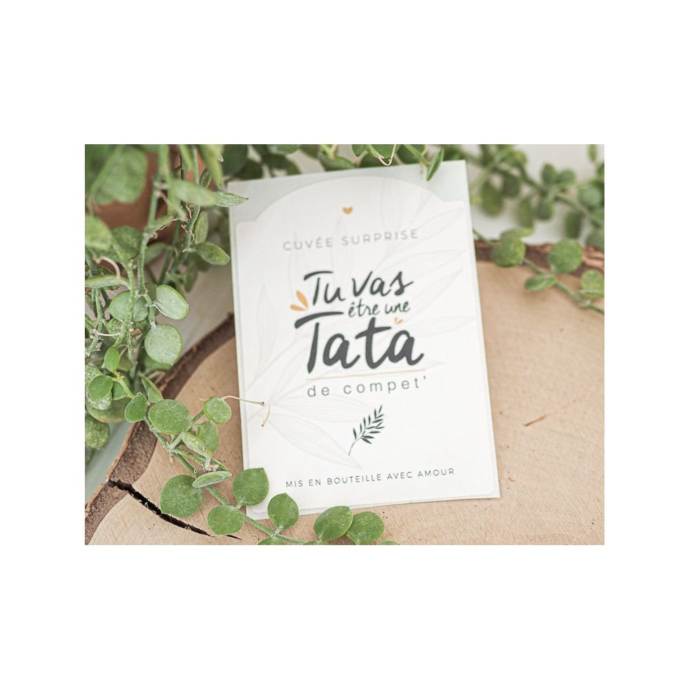 ETIQUETTE BOUTEILLE - TU VAS ÊTRE UNE TATA DE COMPET' – Image 4