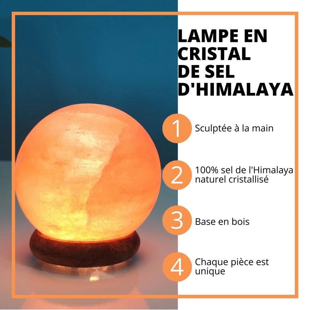 Lampe de Sel de l'Himalaya SPHERE – Image 2