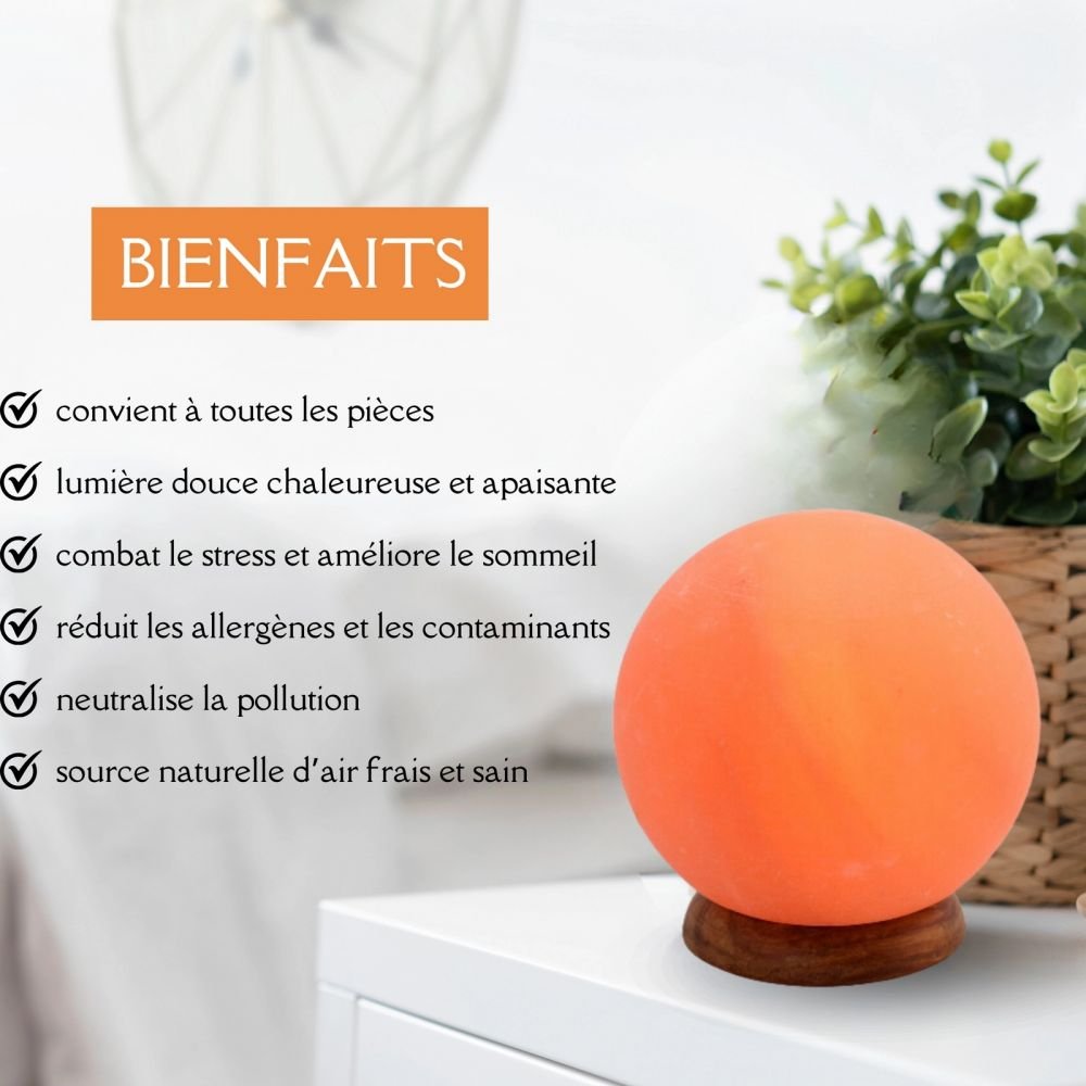 Lampe de Sel de l'Himalaya SPHERE – Image 3