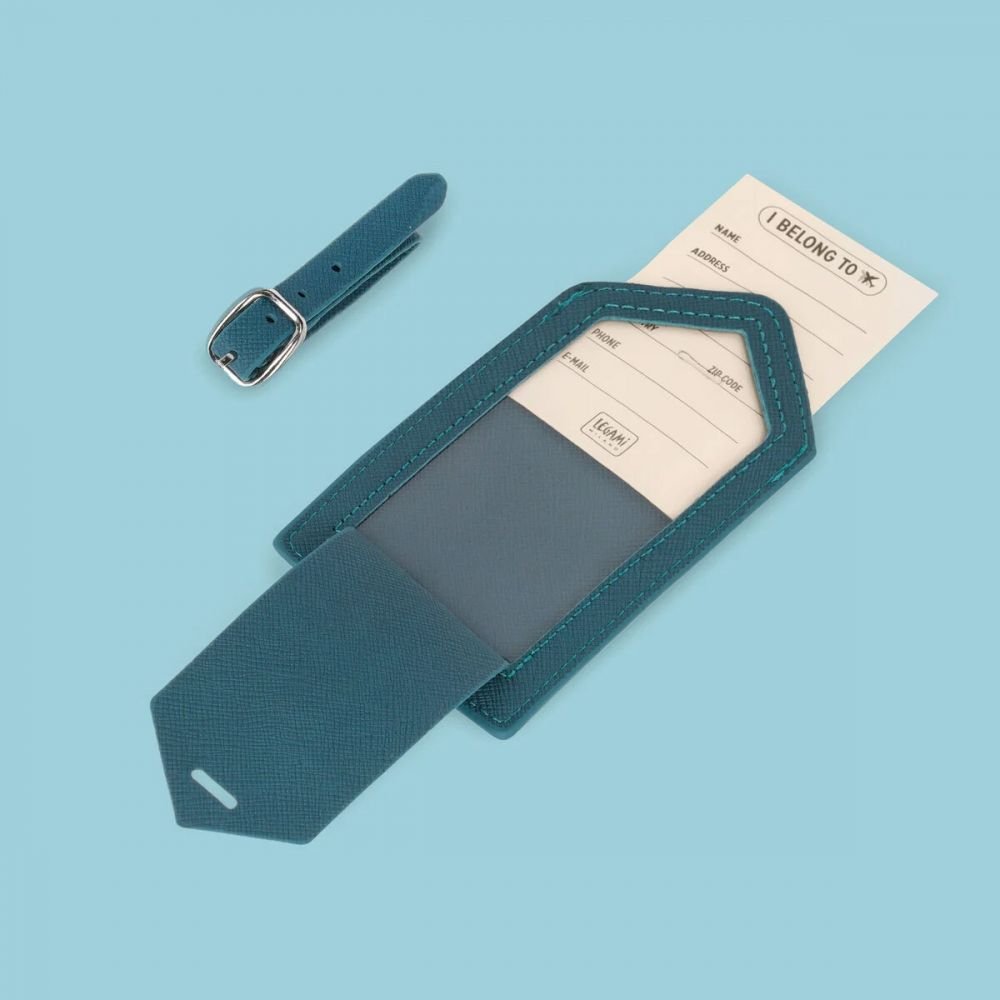 ETIQUETTE DE BAGAGE - BLEU – Image 3