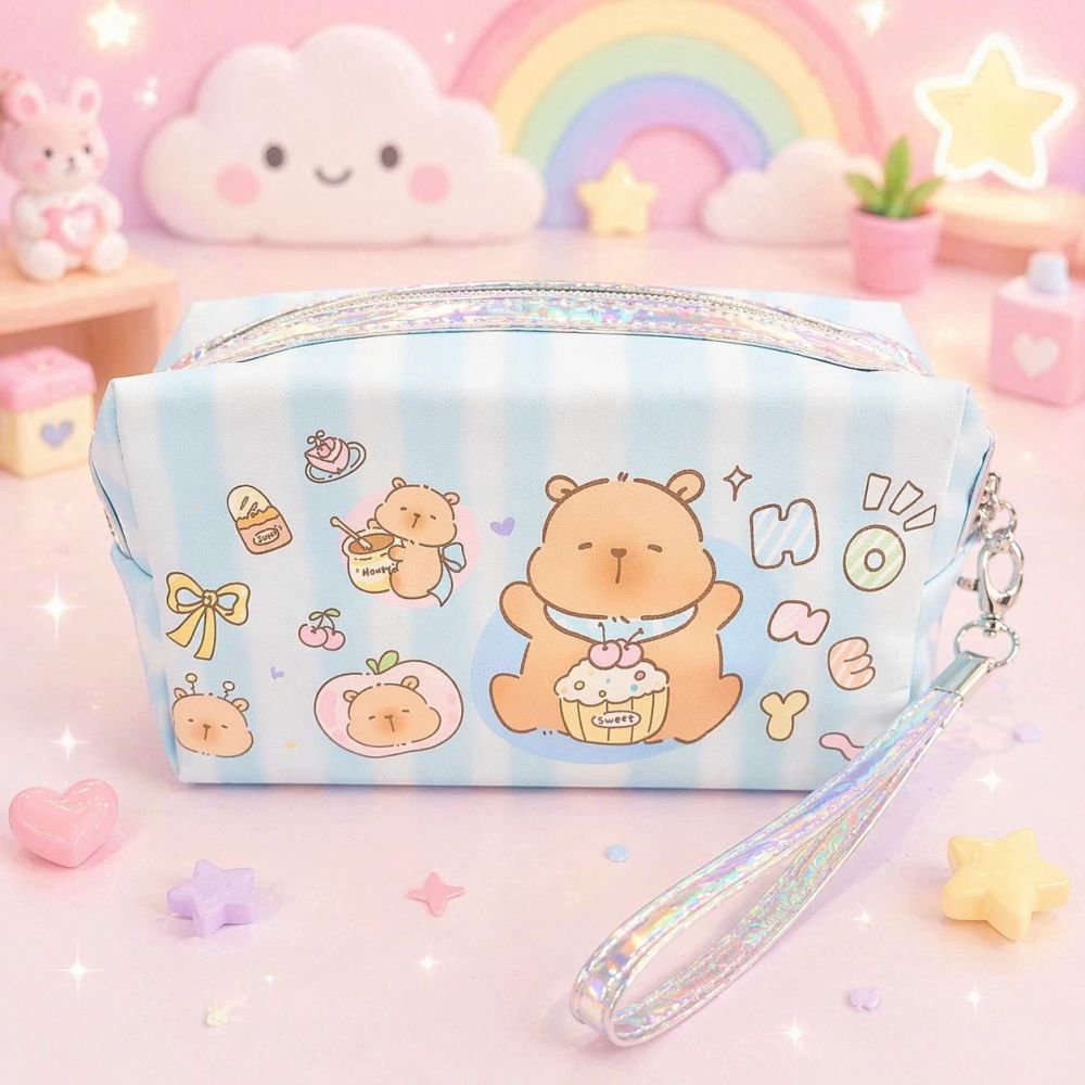 Trousse de toilette - Capybara Kawaii