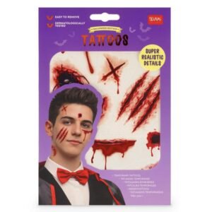 TATOUAGE ÉPHÉMÈRE VISAGE ET CORPS HALLOWEEN
