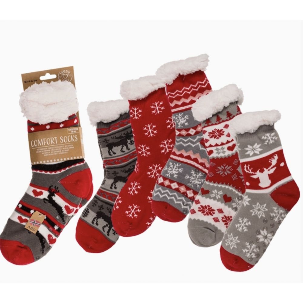 CHAUSSETTES MOUMOUTTE 36-42 NOEL - MODELE ALEATOIRE