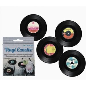 SET DE 4 SOUS-VERRES VINYLE