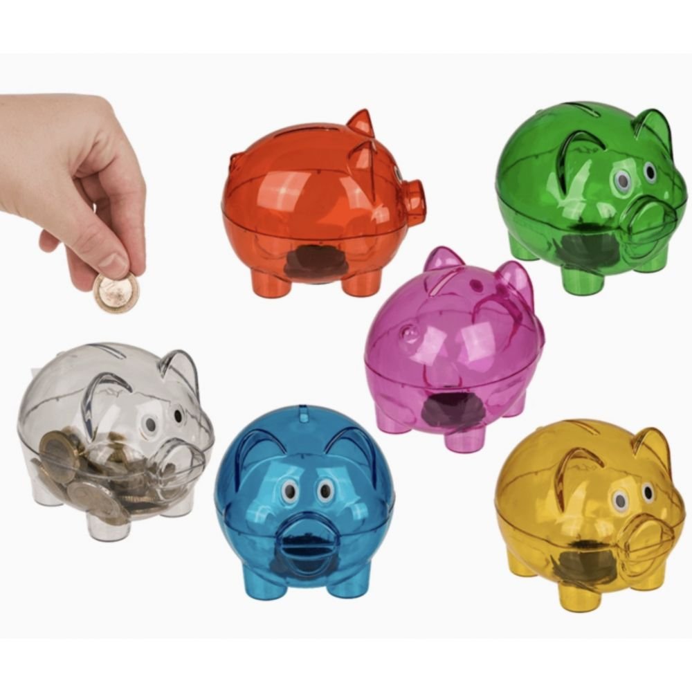TIRELIRE COCHON EN PLASTIQUE