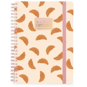 SPIRAL-BOUND NOTEBOOK - CROISSANT