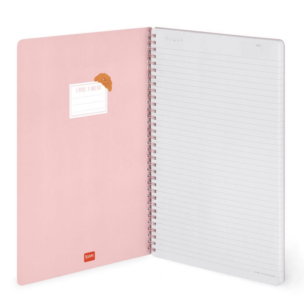 SPIRAL-BOUND NOTEBOOK - CROISSANT – Image 2