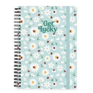 SPIRAL-BOUND NOTEBOOK - LADYBUG - GREEN