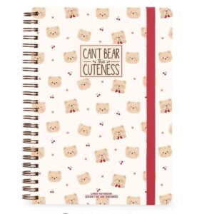 SPIRAL-BOUND NOTEBOOK - TEDDY BEAR