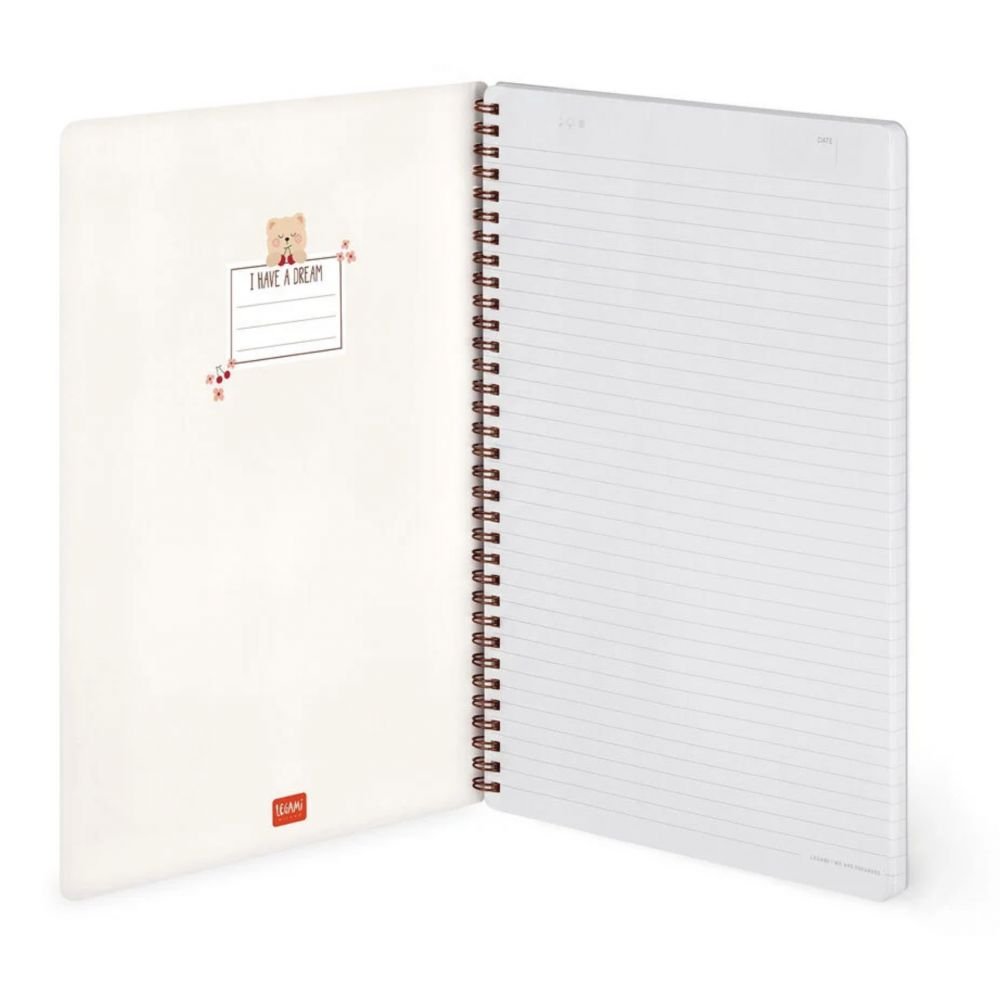 SPIRAL-BOUND NOTEBOOK - TEDDY BEAR – Image 2