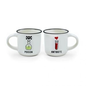 ESPRESSO FOR TWO - 2 TASSES À CAFÉ - POISON AND ANTIDOTE