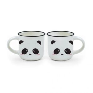 ESPRESSO FOR TWO - 2 TASSES À CAFÉ - PANDA