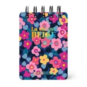 SPIRAL-BOUND NOTEPAD - FLOWERS